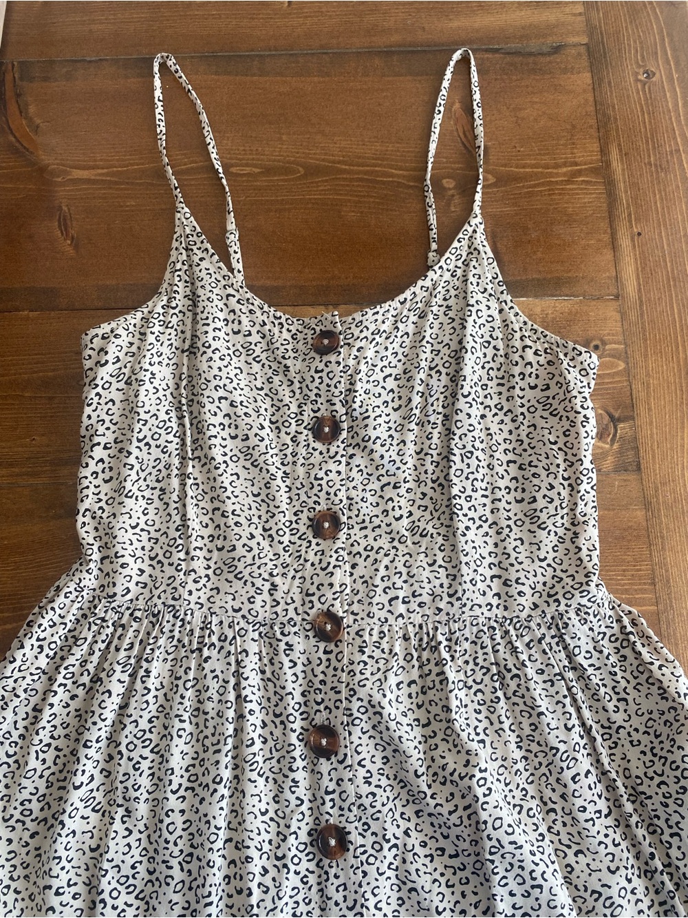 Cheetah print summer dress
